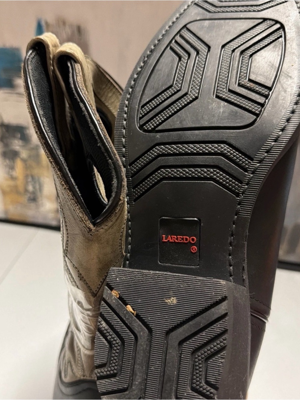 Laredo Birchwood Western Boots Mens
Black Leather Cowboy Boots - Picture 5 of 6